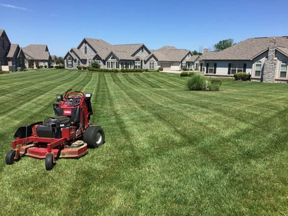 Big properties can be mowed in a few short hours with commercial mowers.